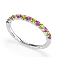 U Prong Half Eternity Shubra Band