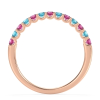 U Prong Half Eternity Shubra Band