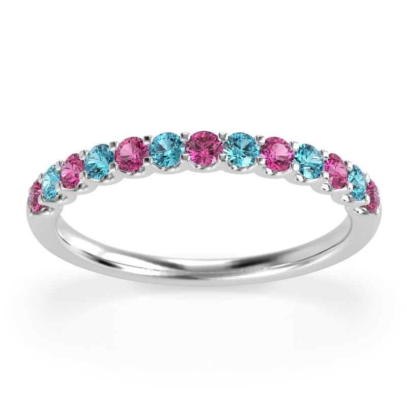 U Prong Half Eternity Shubra Band