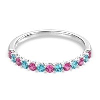 U Prong Half Eternity Shubra Band