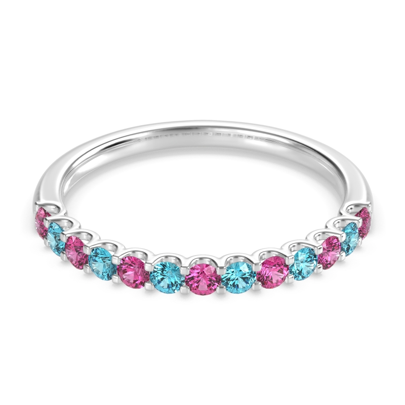 U Prong Half Eternity Shubra Band