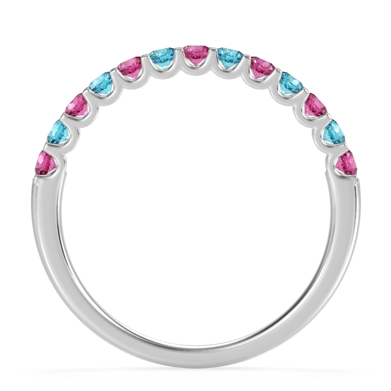 U Prong Half Eternity Shubra Band