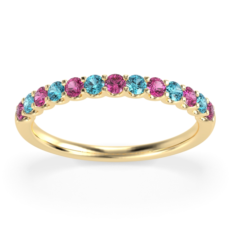 U Prong Half Eternity Shubra Band