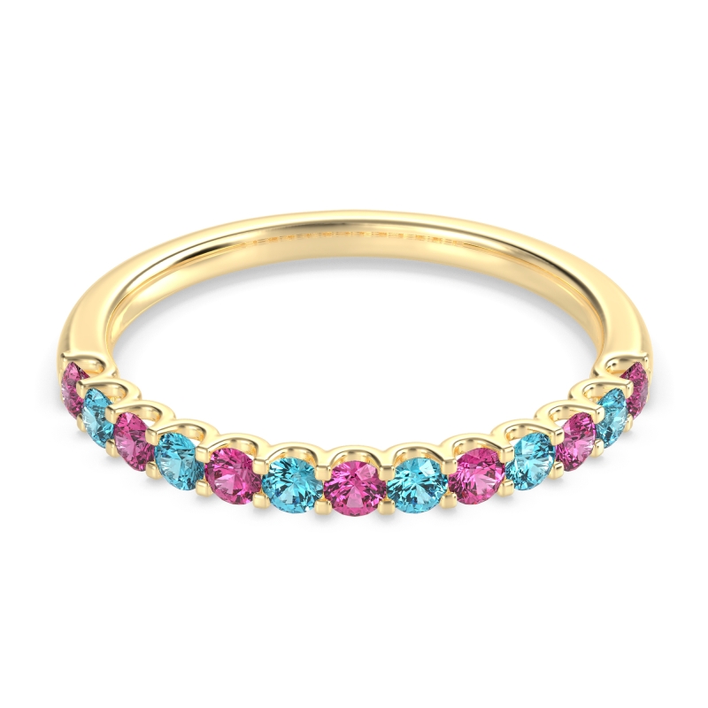 U Prong Half Eternity Shubra Band