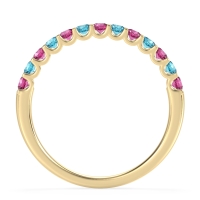 U Prong Half Eternity Shubra Band