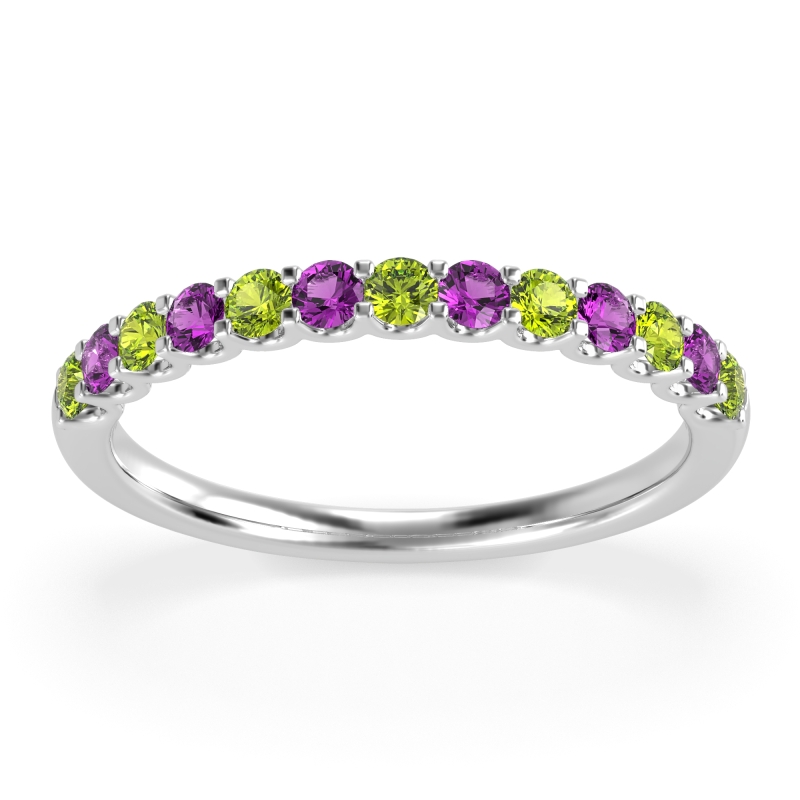 U Prong Half Eternity Shubra Band