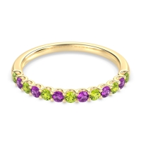 U Prong Half Eternity Shubra Band