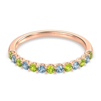 U Prong Half Eternity Shubra Band