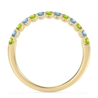 U Prong Half Eternity Shubra Band