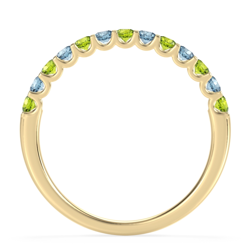 U Prong Half Eternity Shubra Band