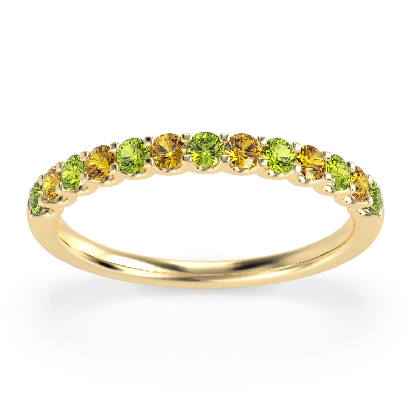 U Prong Half Eternity Shubra Band