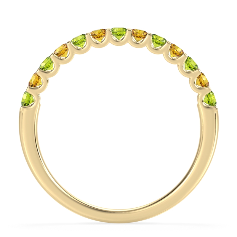 U Prong Half Eternity Shubra Band
