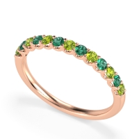 U Prong Half Eternity Shubra Band
