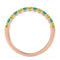 U Prong Half Eternity Shubra Band