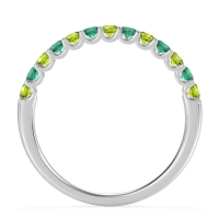 U Prong Half Eternity Shubra Band