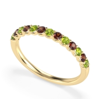 U Prong Half Eternity Shubra Band
