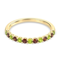 U Prong Half Eternity Shubra Band