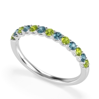 U Prong Half Eternity Shubra Band