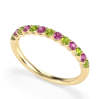U Prong Half Eternity Shubra Band
