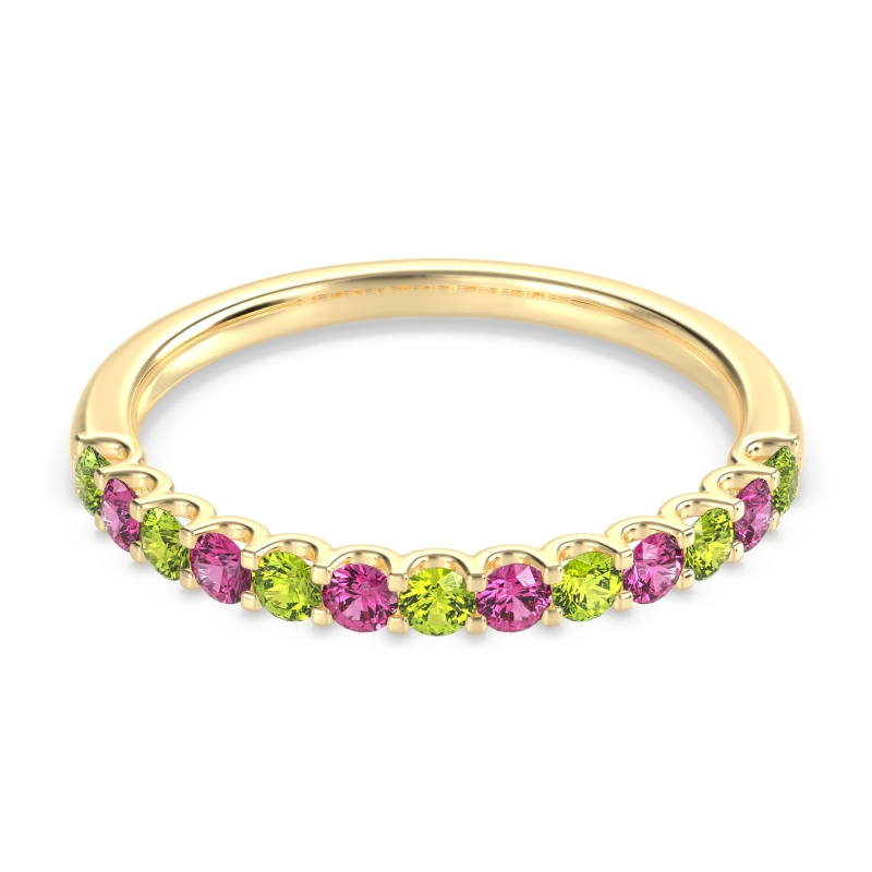 U Prong Half Eternity Shubra Band