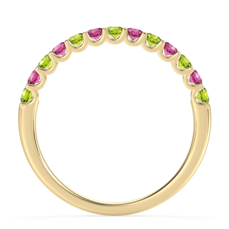U Prong Half Eternity Shubra Band