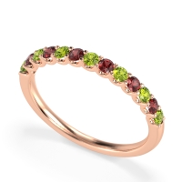 U Prong Half Eternity Shubra Band