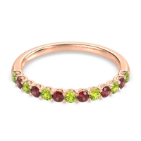 U Prong Half Eternity Shubra Band
