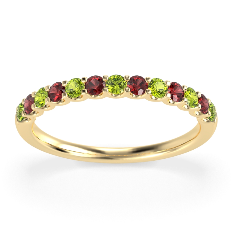 U Prong Half Eternity Shubra Band