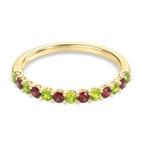 U Prong Half Eternity Shubra Band