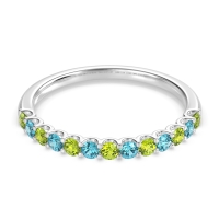 U Prong Half Eternity Shubra Band