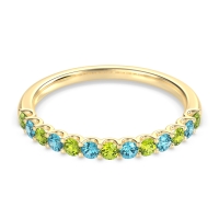 U Prong Half Eternity Shubra Band