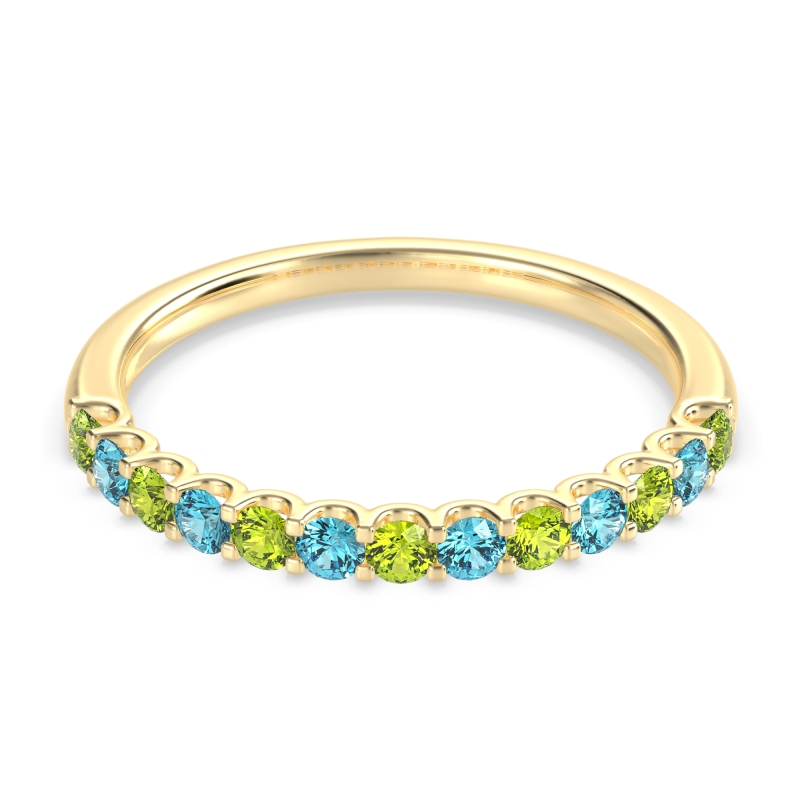 U Prong Half Eternity Shubra Band