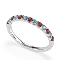 U Prong Half Eternity Shubra Band