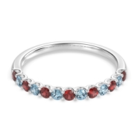 U Prong Half Eternity Shubra Band