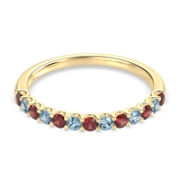 U Prong Half Eternity Shubra Band
