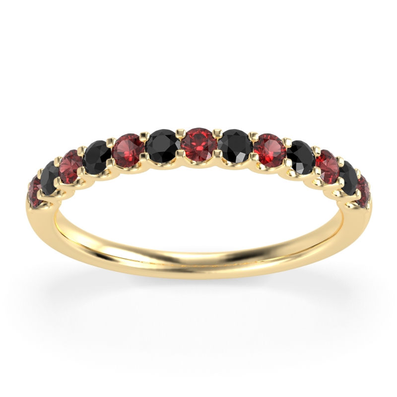 U Prong Half Eternity Shubra Band