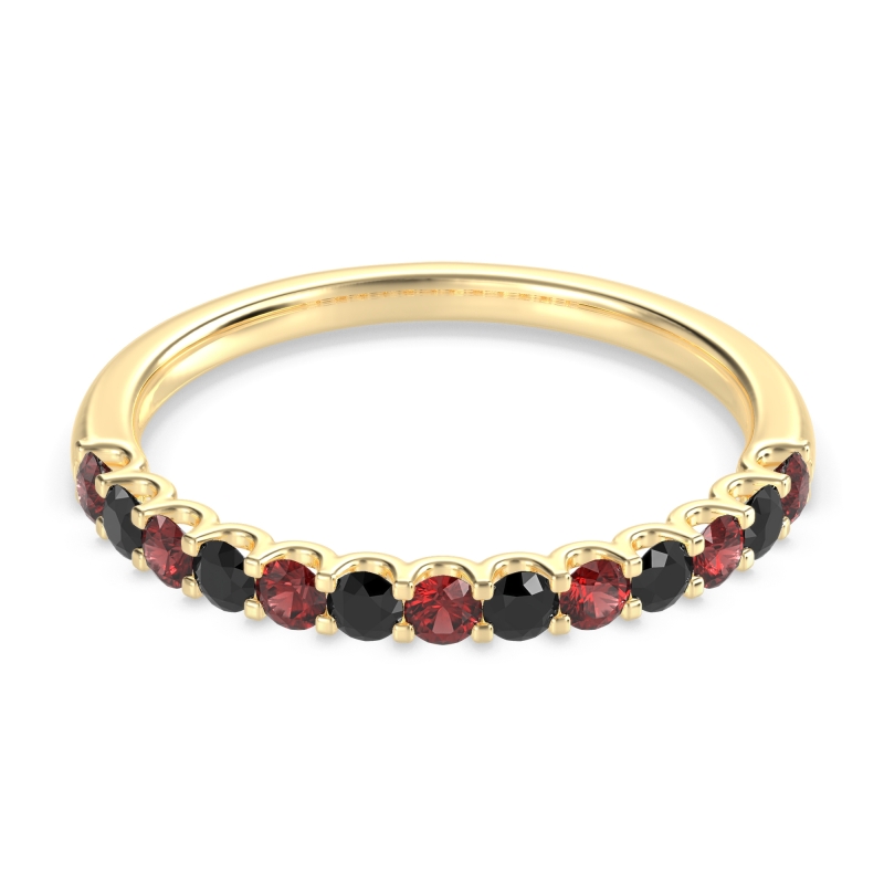 U Prong Half Eternity Shubra Band
