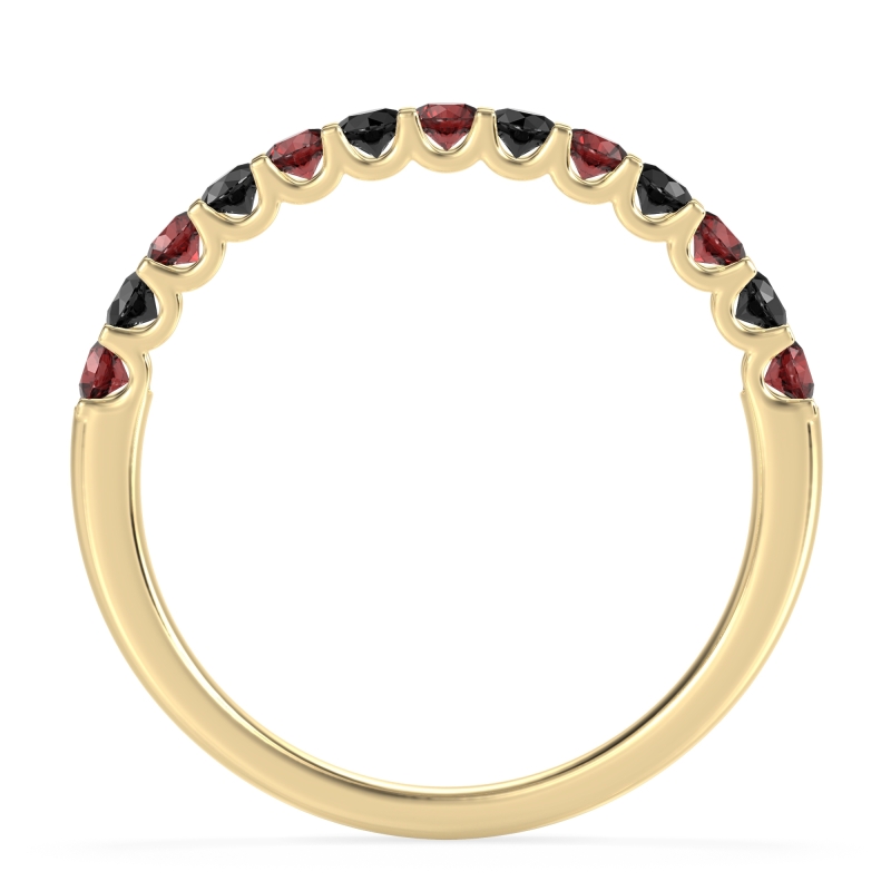 U Prong Half Eternity Shubra Band