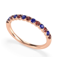 U Prong Half Eternity Shubra Band