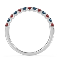U Prong Half Eternity Shubra Band
