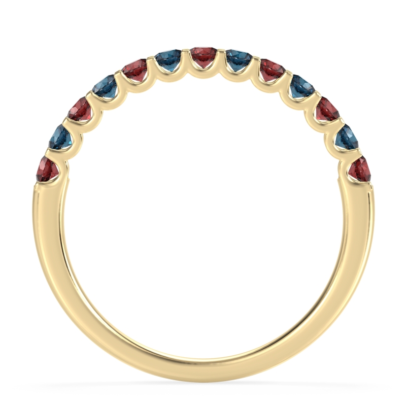 U Prong Half Eternity Shubra Band