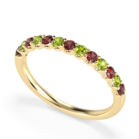 U Prong Half Eternity Shubra Band