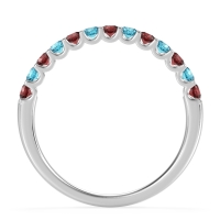 U Prong Half Eternity Shubra Band
