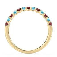 U Prong Half Eternity Shubra Band