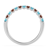 U Prong Half Eternity Shubra Band