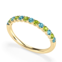U Prong Half Eternity Shubra Band