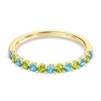 U Prong Half Eternity Shubra Band