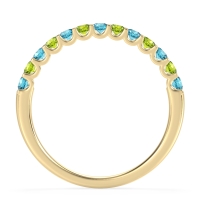 U Prong Half Eternity Shubra Band