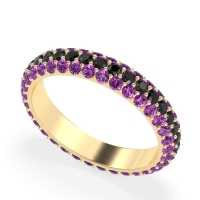 Fully Studded Eternity Vartula Band