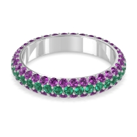 Fully Studded Eternity Vartula Band